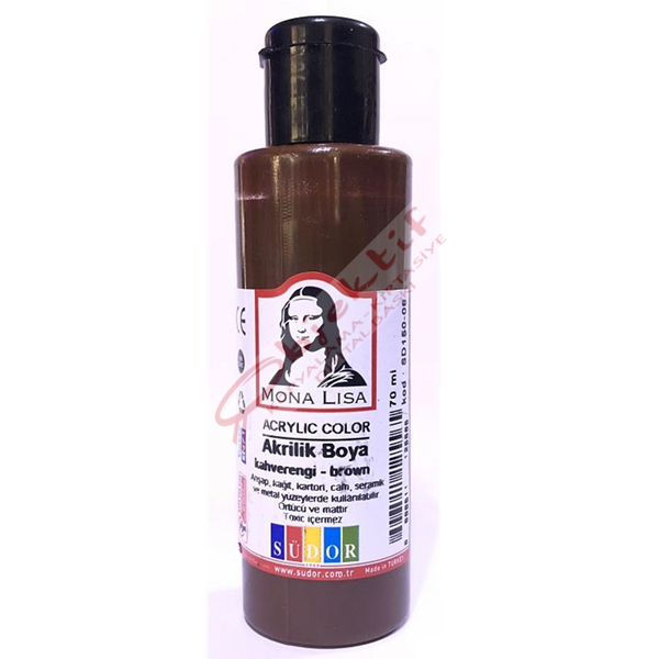 Monalisa Akrilik Boya 70 ML Kahverengi SD150-08