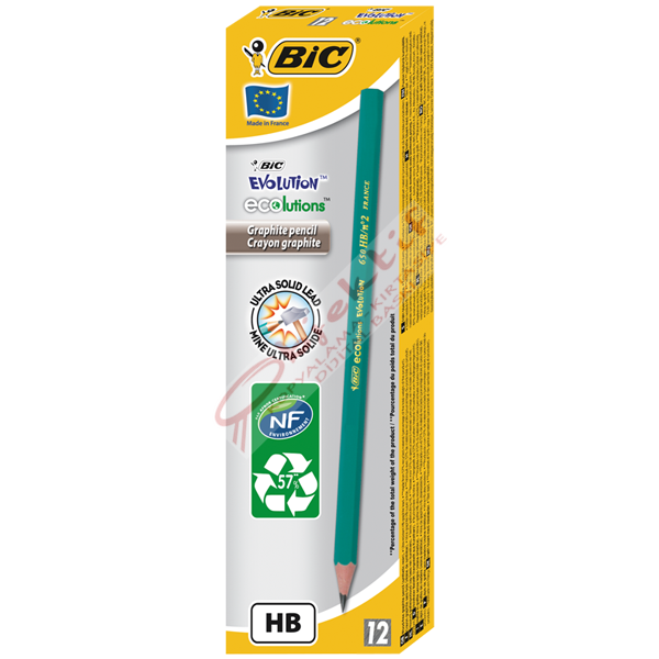 Bic Kurşun Kalem Eco Evolution 650 HB Köşeli 880311