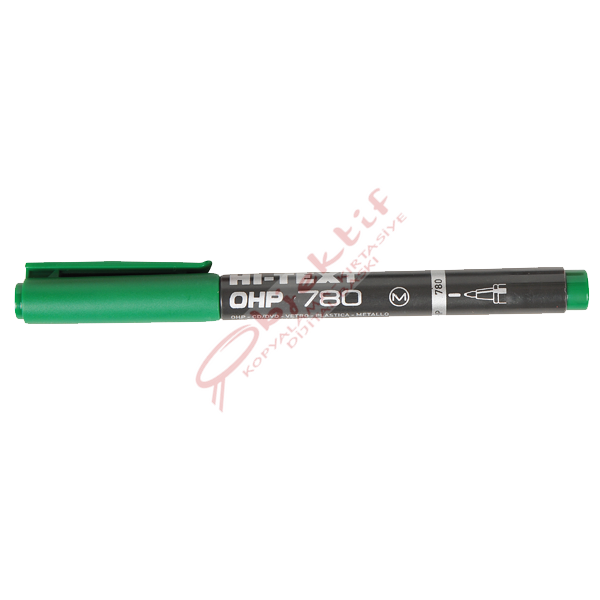 Hi-Text Asetat Kalemi Permanent M Seri Yeşil 780MY