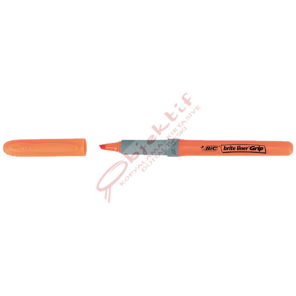 Bic Fosforlu Kalem Brite Line Grip Turuncu Kalem Tipi 811 933