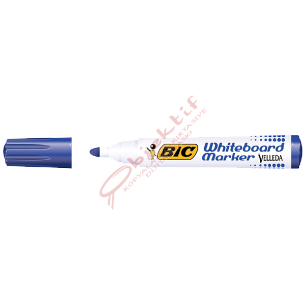 Bic Tahta Kalemi Yuvarlak Uçlu Velleda Mavi 1701 06