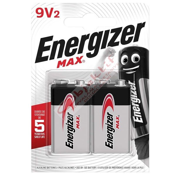 Energizer Alkaline Max 9V Pil BP2