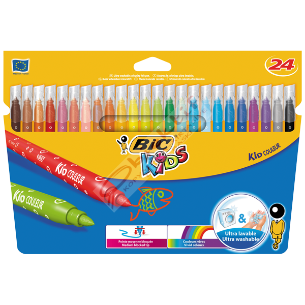 Bic Keçeli Boya Kalemi Kids Couleur 24 Renk 841800