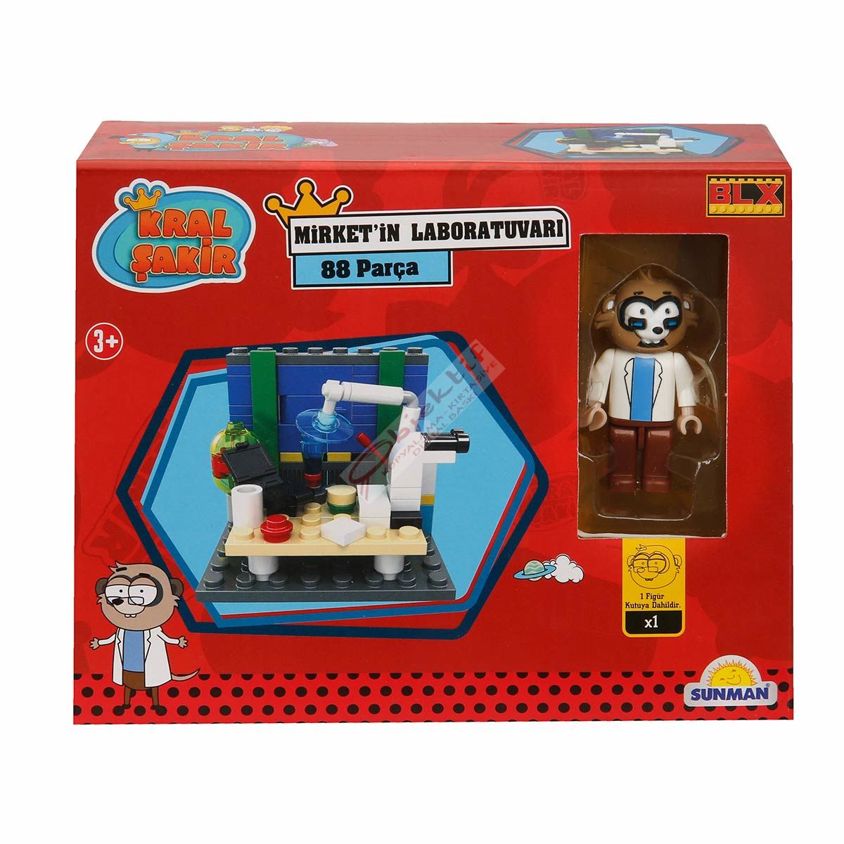 Sunman Kral Şakir Mirket İn Laboratuvarı 1 Figür 88 Parça J5658A