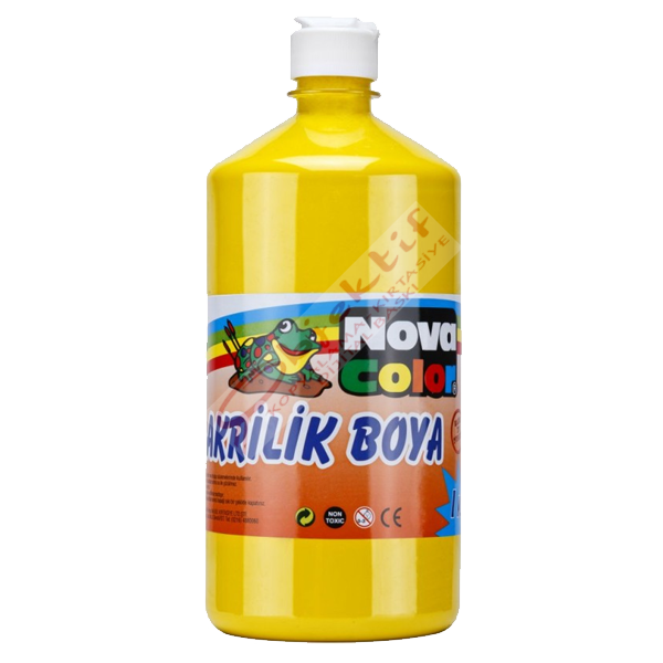 Nova Color Akrilik Boya 1 KG Sarı NC-221