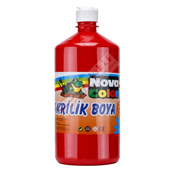 Nova Color Akrilik Boya 1 KG Kırmızı NC-222
