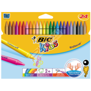 Bic Pastel Boya Plastidecor Karton Kutu Yuvarlak 24 Renk 829772