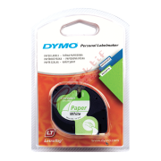 Dymo Letratag Şerit Kağıt 12 MMx4 MT Beyaz 91200