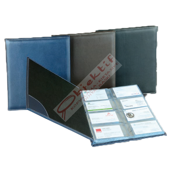 2K Kartvizit Albümü Suni Deri 8 Pencere 384 LÜ 23x26 502