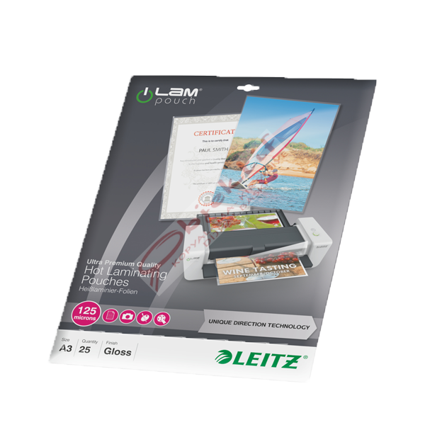 Leitz Laminasyon Filmi A3 125 MIC 25 Lİ 7489-00-00