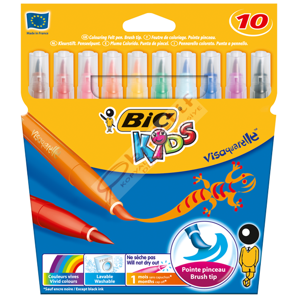 Bic Keçeli Boya Kalemi Visa 10 Renk 828964