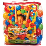 Dede Oyun Ve Havuz Topu 9 Cm. 100 Parça 01755