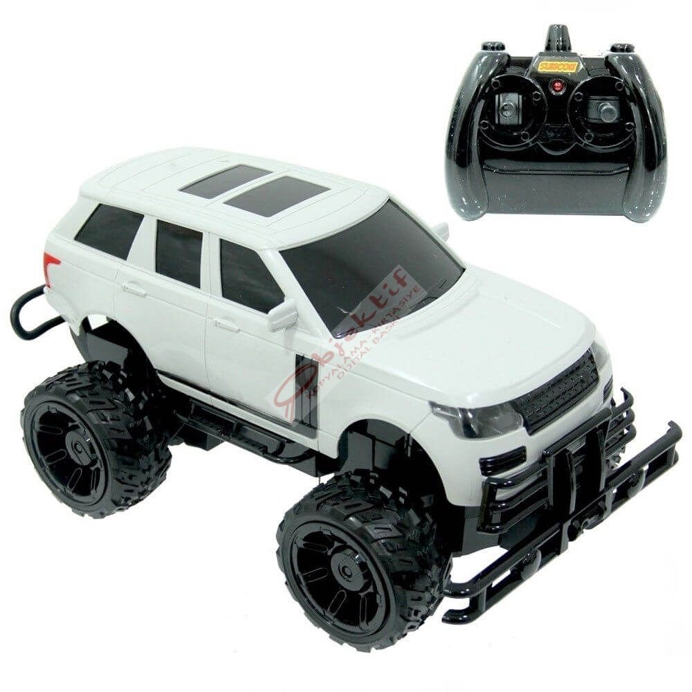 Sunman Işıklı Uzaktan Kumandalı Big Foot Usb Şarjlı Jeep Araba  34 cm. 1:14