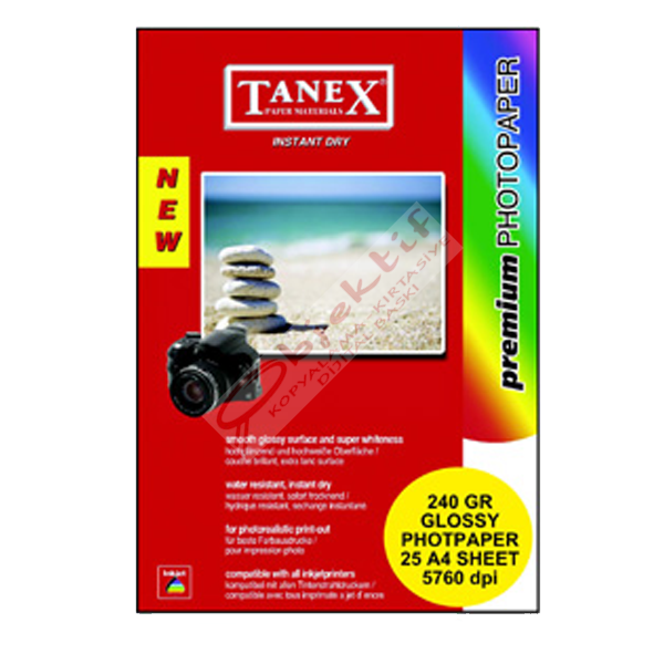 Tanex Fotoğraf Kağıdı 20 YP A4 240 GR