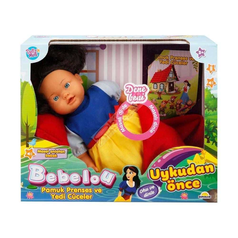 Sunman Bebelou Uykudan Önce Masal Anlatan Bebek P.Prenses Ve 7 Cüceler 40 Cm.