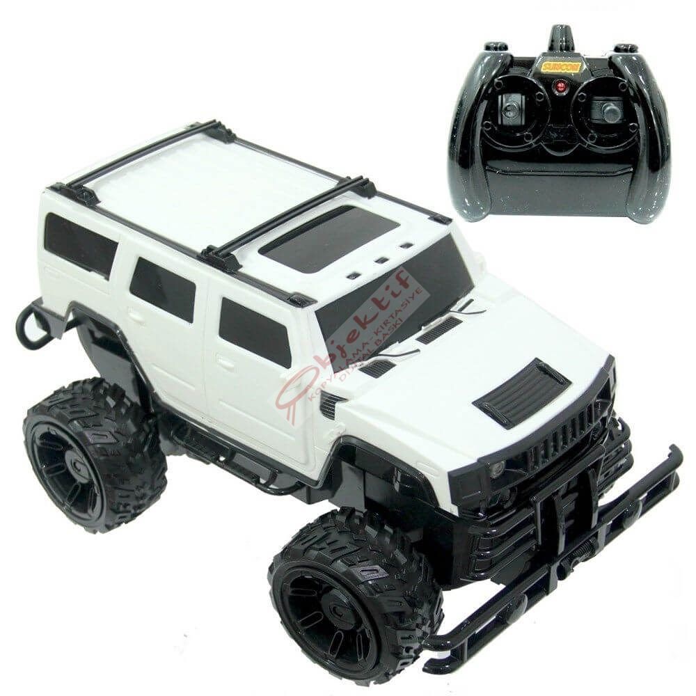 Sunman Işıklı Uzaktan Kumandalı Big Foot Usb Şarjlı Hummer Araba 34 cm. 1:14