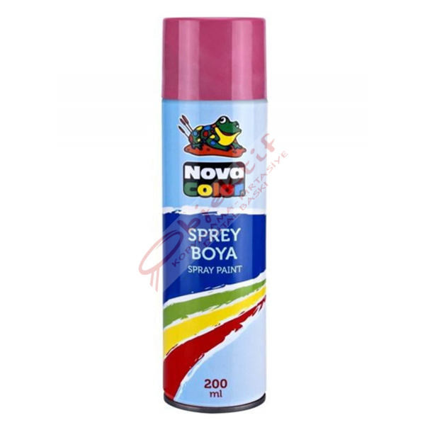 Nova Color Sprey Boya 200 ML Pembe NC-809