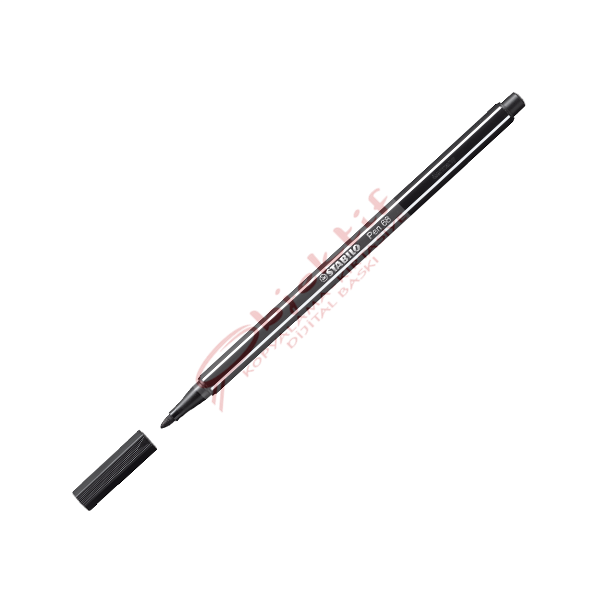 Stabilo Keçe Uçlu Boya Kalemi 1 mm Siyah 68/46