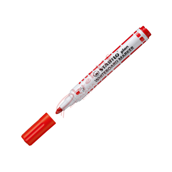 Stabilo Tahta Kalemi Plan Yuvarlak Uçlu 2.5-3.5 MM Kırmızı 641/40