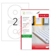 Tanex Cd Etiketi Laser-Copy-Inkjet 100 YP 118x41 MM TW-2041