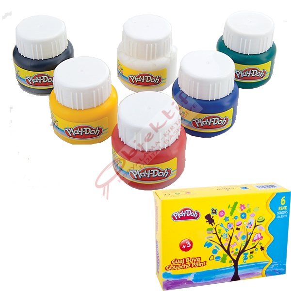 Play-Doh Guaj Boya 30 ML 6 Renk PLAY-GU001