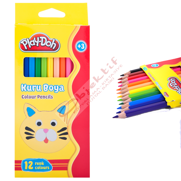 Play-Doh Kuru Boya Tam Boy 12 Renk PLAY-KU001