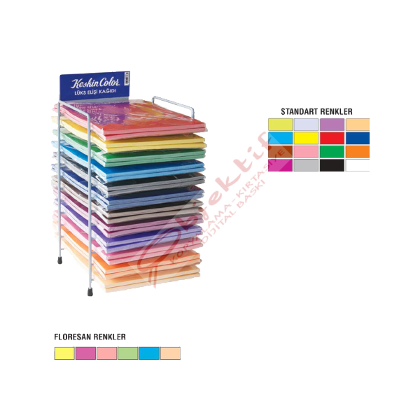 Keskin Color Elişi Kağıdı Fosforlu 10 LU 180011-99