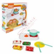 Sunman Crafy Oyun Hamur Setİ Sevimli Mutfak Hamurlu 200 GR 10 Parça S02002010