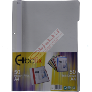 Bafix Telli Dosya Plastik XL Gri A4