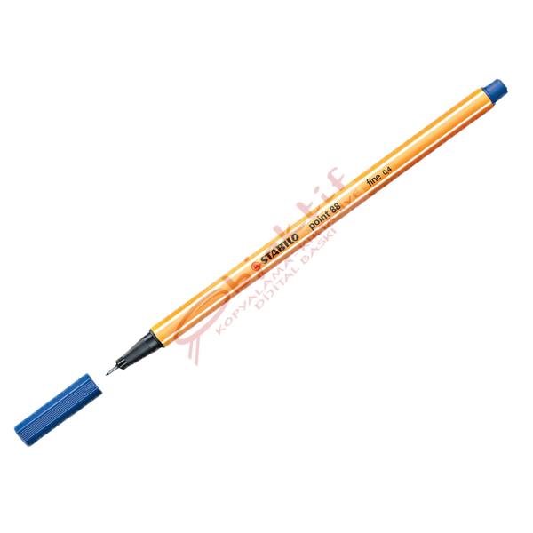 Stabilo Keçe Uçlu İnce Kalem 88 Point 0.4 MM Mavi 88/41