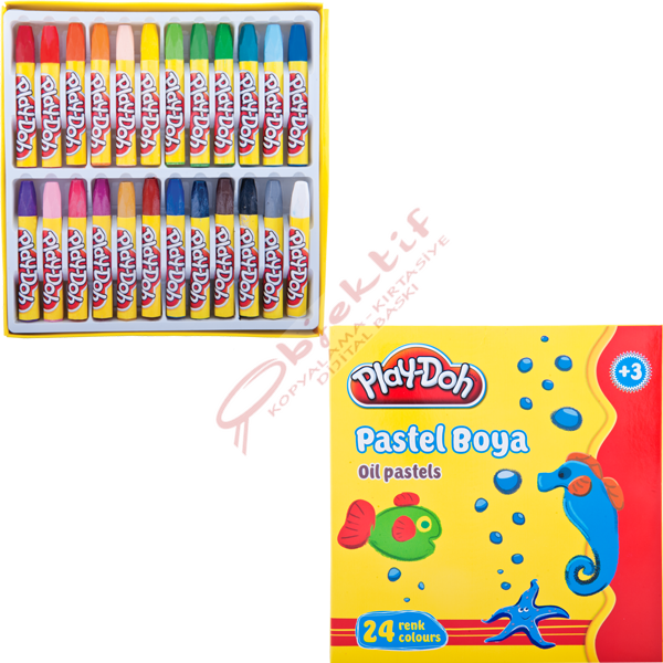 Play-Doh Pastel Boya 24 Renk PLAY-PA004
