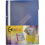 Bafix Telli Dosya Plastik XL Lacivert A4