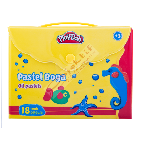 Play-Doh Pastel Boya Çantalı 18 Renk PLAY-PA006