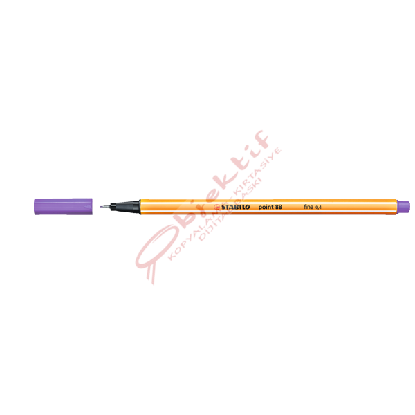 Stabilo Keçe Uçlu İnce Kalem 88 Point 0.4 MM Mor 88/55