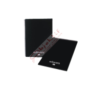Keskin Color Spiralli Defter Plastik Kapak Siyah Zemin 60 YP 14x20 350500-99