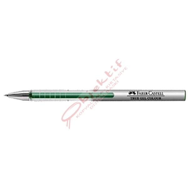 Faber-Castell Tükenmez Kalem True Gel Color Jel 0.7 MM Koyu Yeşil 24 26 63