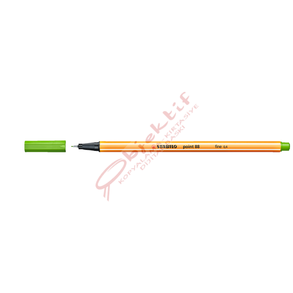 Stabilo Keçe Uçlu İnce Kalem 88 Point 0.4 MM Yaprak Yeşili 88/43