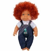 Sunman Curly Kıvırcık Saçlı Bebek 35 Cm S01030151