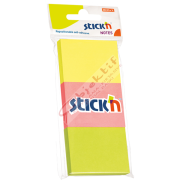 Hopax Stıckn Yapışkanlı Not Kağıdı 100 YP 35x51 Neon 3 Renk 21130