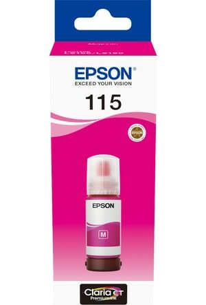 Epson 115 Magenta Kırmızı Şişe Mürekkep T07D34A L8160/L8180