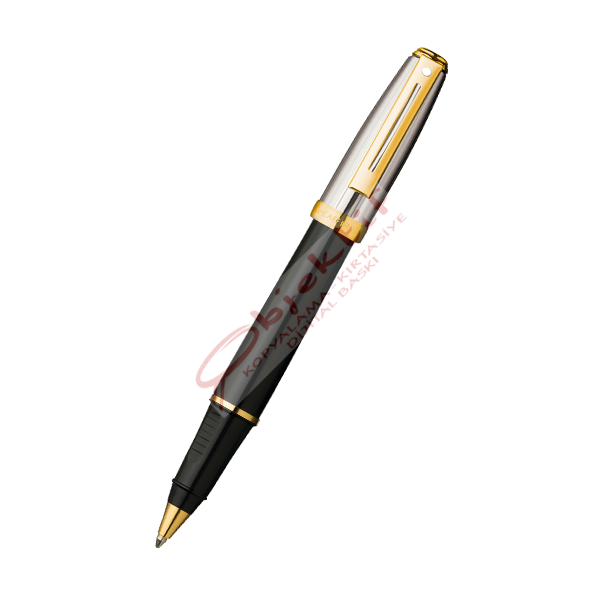 Sheaffer Roller Kalem Prelude Altın Klips ve Halka Siyah 337-1