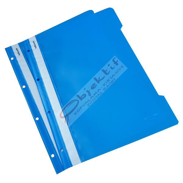 Esselte Telli Dosya Plastik A4 Açık Mavi SLT-4199