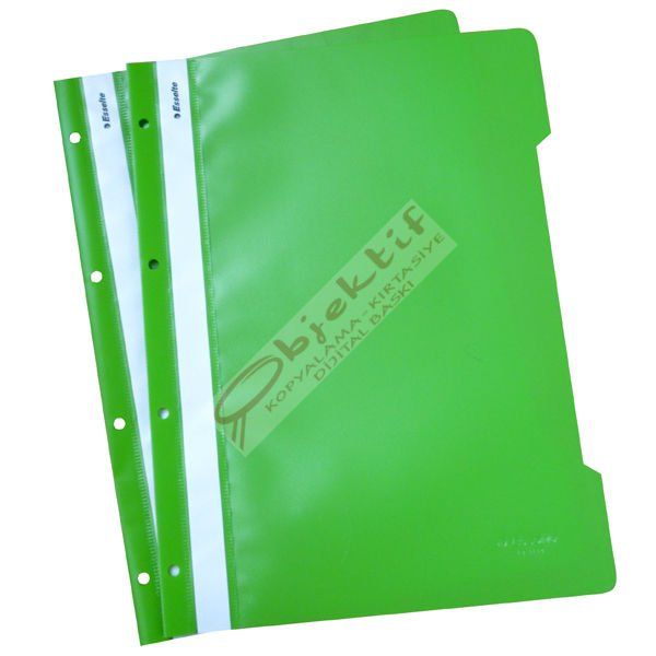 Esselte Telli Dosya Plastik A4 Yeşil SLT-4199