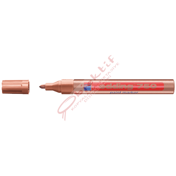 Edding Markör Dekor Boya Yuvarlak Uçlu 2-4 MM Bakır 750