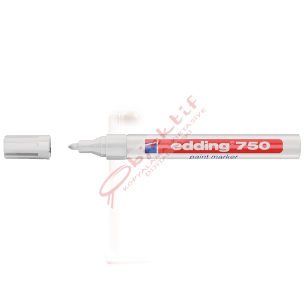 Edding Markör Dekor Boya Yuvarlak Uçlu 2-4 MM Beyaz 750