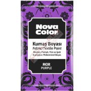 Nova Color Kumaş Boyası Toz 12 Gr Mor NC-907