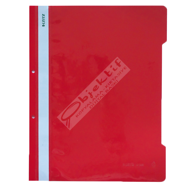 Leitz Telli Dosya Plastik Kırmızı L-4189