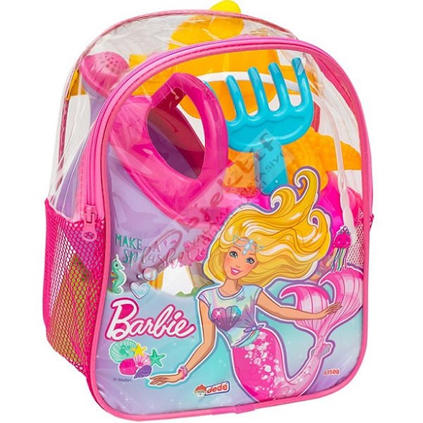 Barbie Resimli Sırt Çantalı Plaj Set 03500