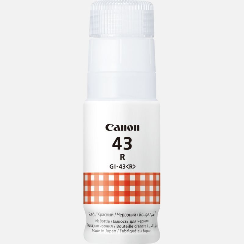 Canon GI-43R Red Kırmızı Şişe Mürekkep G540/G640
