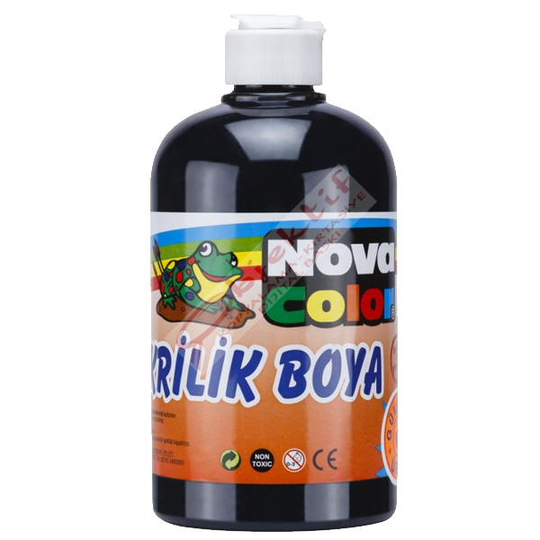 Nova Color Akrilik Boya 500 GR Siyah NC-386